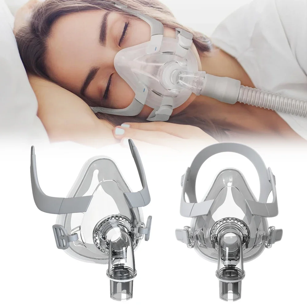 FM50 Full Face Mask CPAP Auto CPAP APAP BIPAP Machine Size S/M/L CPAP Full Face Mask For Anti Snoring And Sleep Aiding APNEA - Imagen 8
