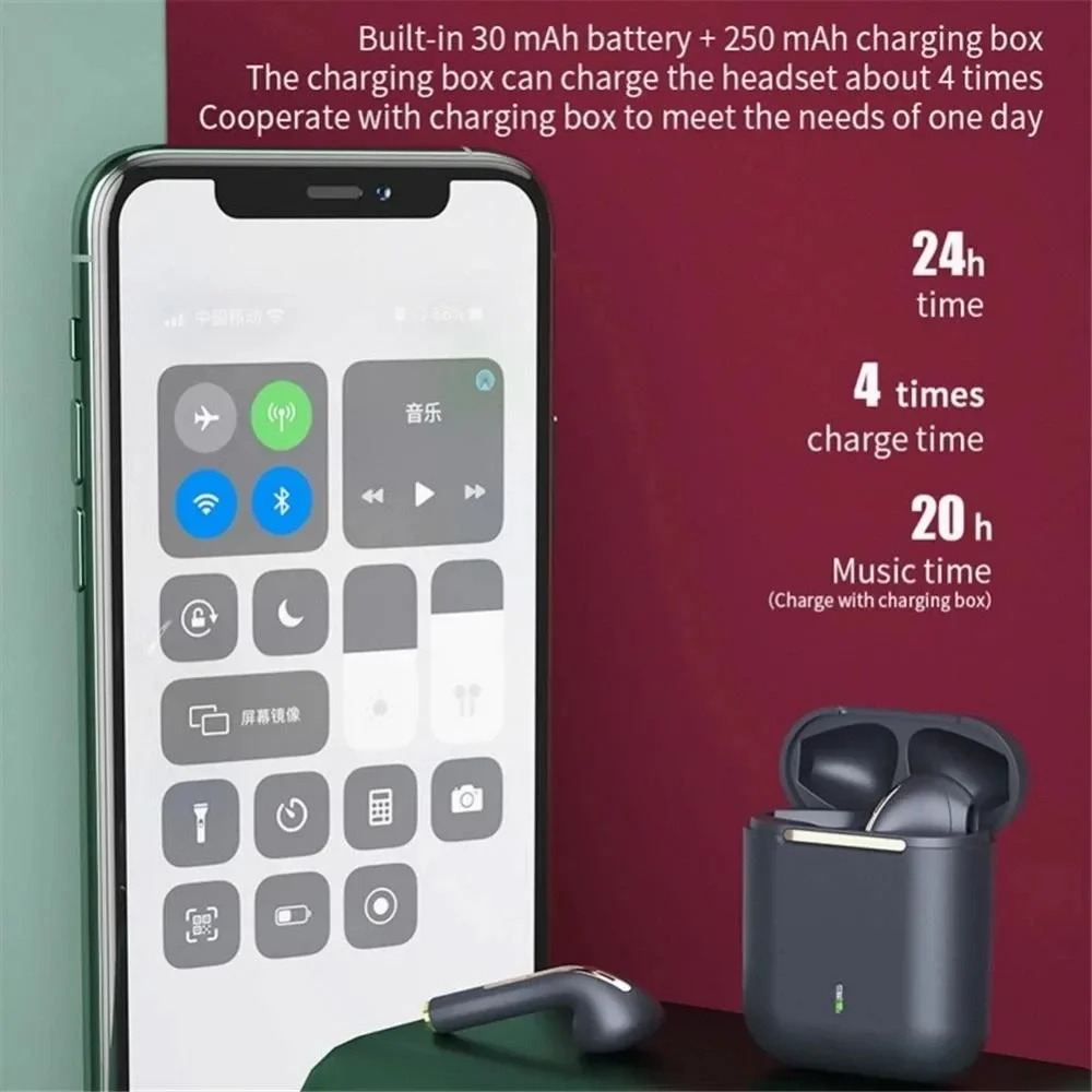 Xiaomi Wireless Earphones J18 In Ear TWS Bluetooth Ture Sport Headphones HiFI Stereo Game Waterproof Headset With Microphone - Imagen 4