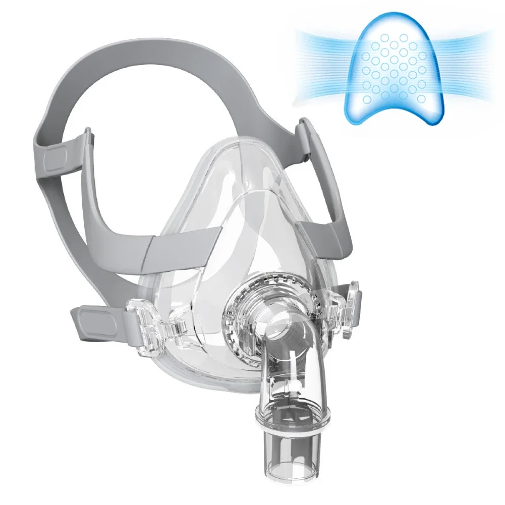 FM50 Full Face Mask CPAP Auto CPAP APAP BIPAP Machine Size S/M/L CPAP Full Face Mask For Anti Snoring And Sleep Aiding APNEA - Imagen 10