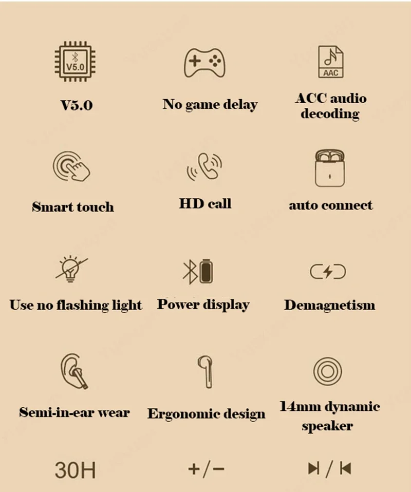 Xiaomi Wireless Earphones J18 In Ear TWS Bluetooth Ture Sport Headphones HiFI Stereo Game Waterproof Headset With Microphone - Imagen 6