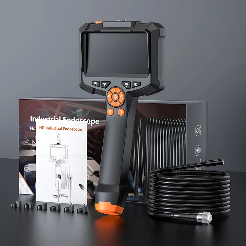 Industrial Endoscope Camera 4.3inch IPS Screen IP67 Waterproof HD1080P 8mm Lens Pipe Sewer Inspection Camera Borescope For Car - Imagen 6