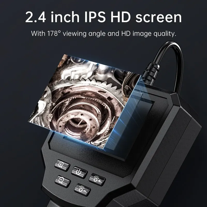 Industrial Endoscope Camera 4.3inch IPS Screen IP67 Waterproof HD1080P 8mm Lens Pipe Sewer Inspection Camera Borescope For Car - Imagen 22