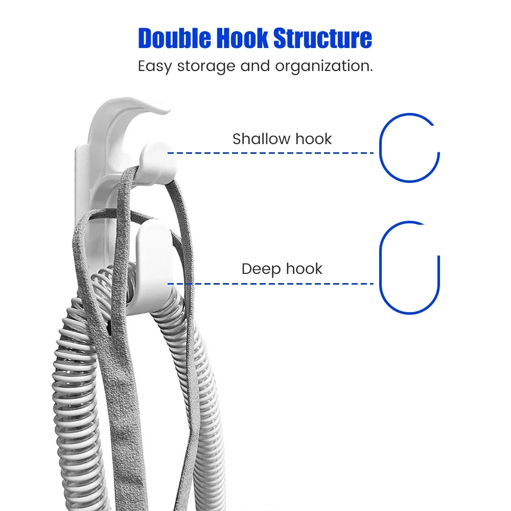 Cpap Hose and CPAP Hose Tube Hook & Hose Brush Keep Cpap Supplies Set Clean Tidy - Tube Holder Tube Flexible Cleaner Brush - Imagen 6