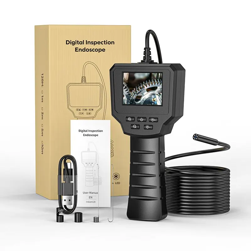 Industrial Endoscope Camera 4.3inch IPS Screen IP67 Waterproof HD1080P 8mm Lens Pipe Sewer Inspection Camera Borescope For Car - Imagen 30