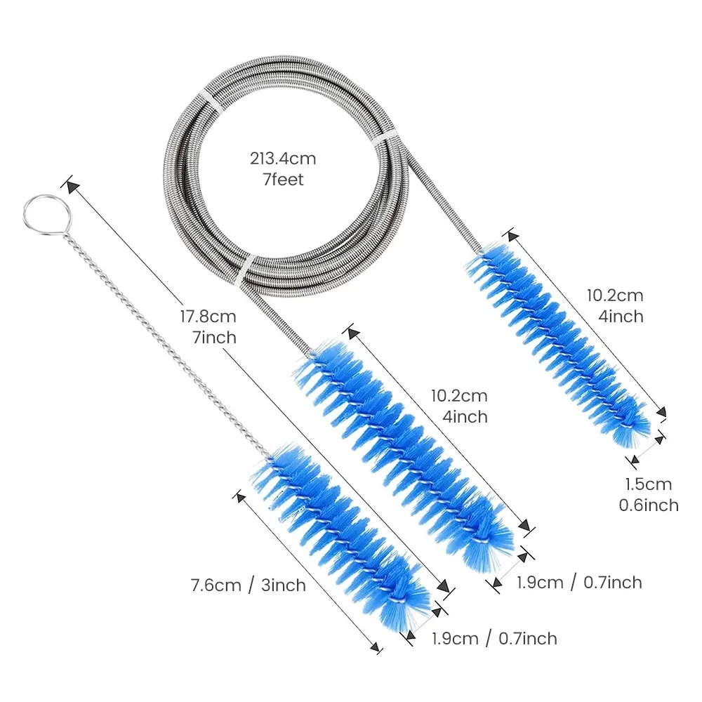 Cpap Hose and CPAP Hose Tube Hook & Hose Brush Keep Cpap Supplies Set Clean Tidy - Tube Holder Tube Flexible Cleaner Brush - Imagen 5