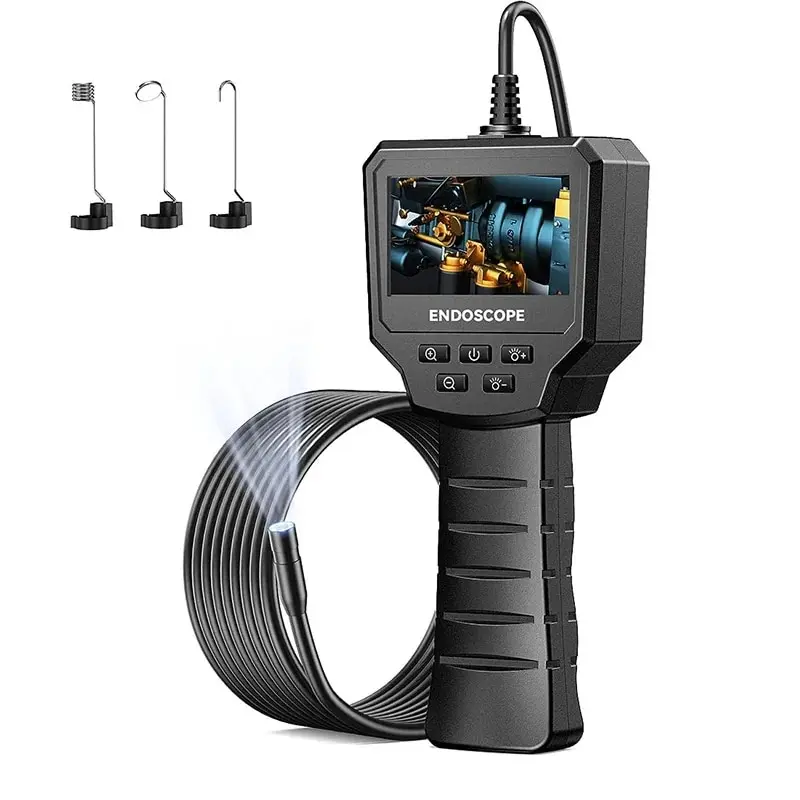 Industrial Endoscope Camera 4.3inch IPS Screen IP67 Waterproof HD1080P 8mm Lens Pipe Sewer Inspection Camera Borescope For Car - Imagen 7