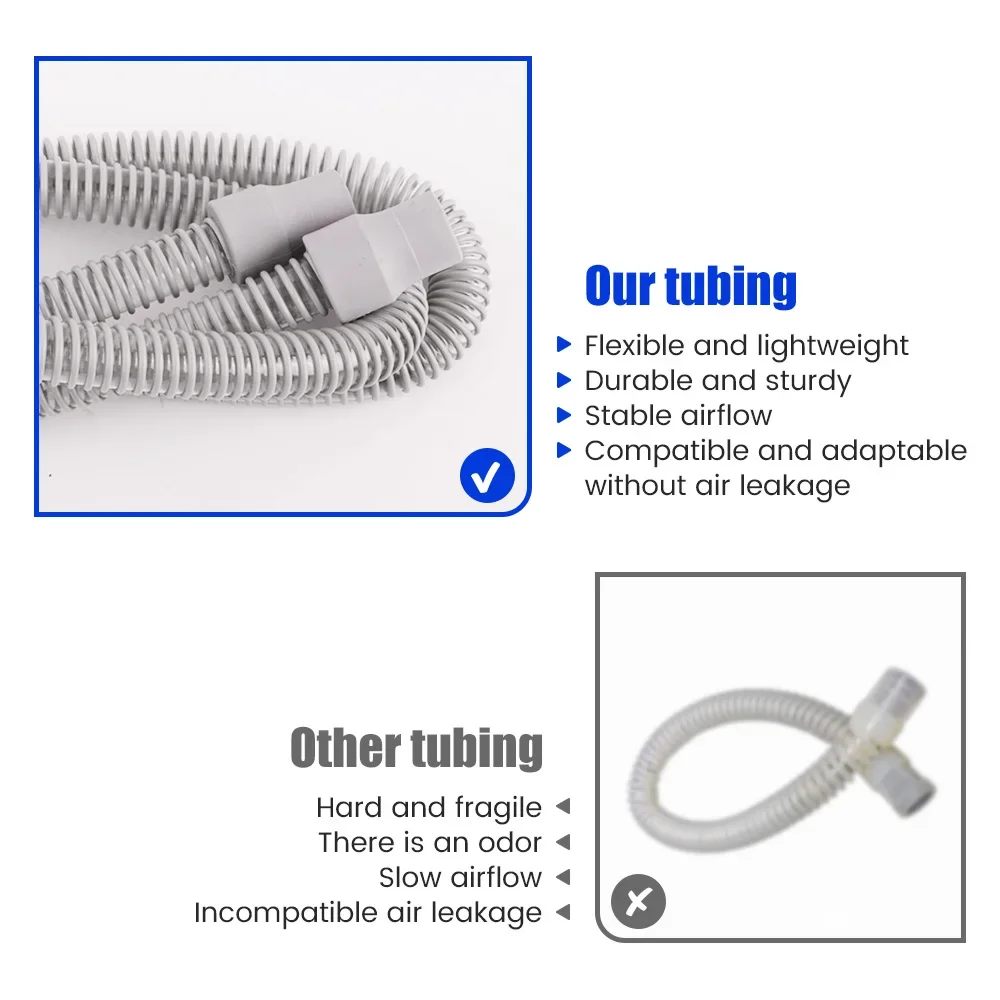 Cpap Hose and CPAP Hose Tube Hook & Hose Brush Keep Cpap Supplies Set Clean Tidy - Tube Holder Tube Flexible Cleaner Brush - Imagen 15