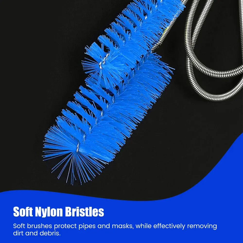 Cpap Hose and CPAP Hose Tube Hook & Hose Brush Keep Cpap Supplies Set Clean Tidy - Tube Holder Tube Flexible Cleaner Brush - Imagen 22