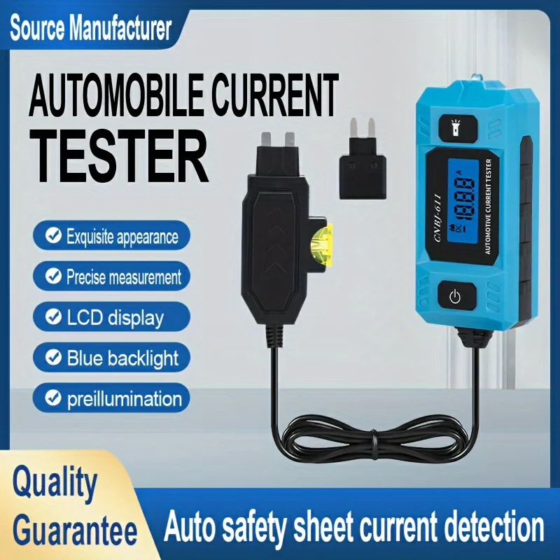 Car Circuit Tester Current Test Fuse Diagnostic Tool 12V Range 0.01~19.99A Repair Detector Galvanometer Automotive Accessories - Imagen 12