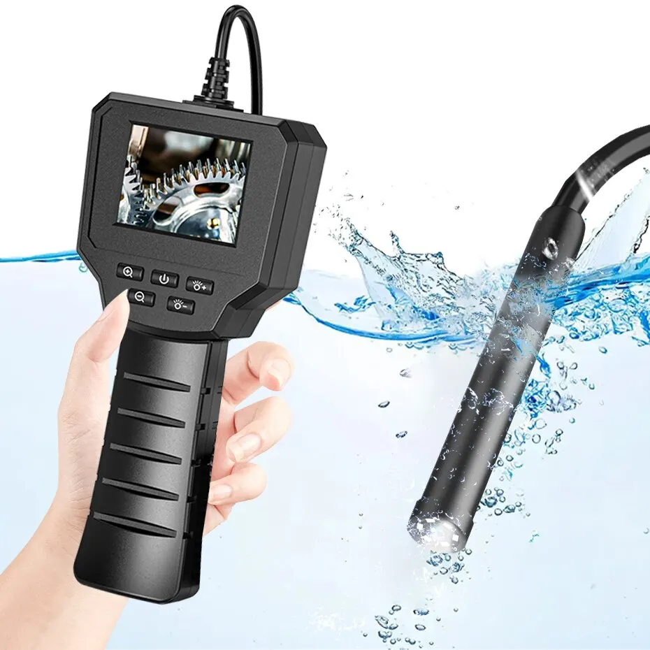 Industrial Endoscope Camera 4.3inch IPS Screen IP67 Waterproof HD1080P 8mm Lens Pipe Sewer Inspection Camera Borescope For Car - Imagen 25