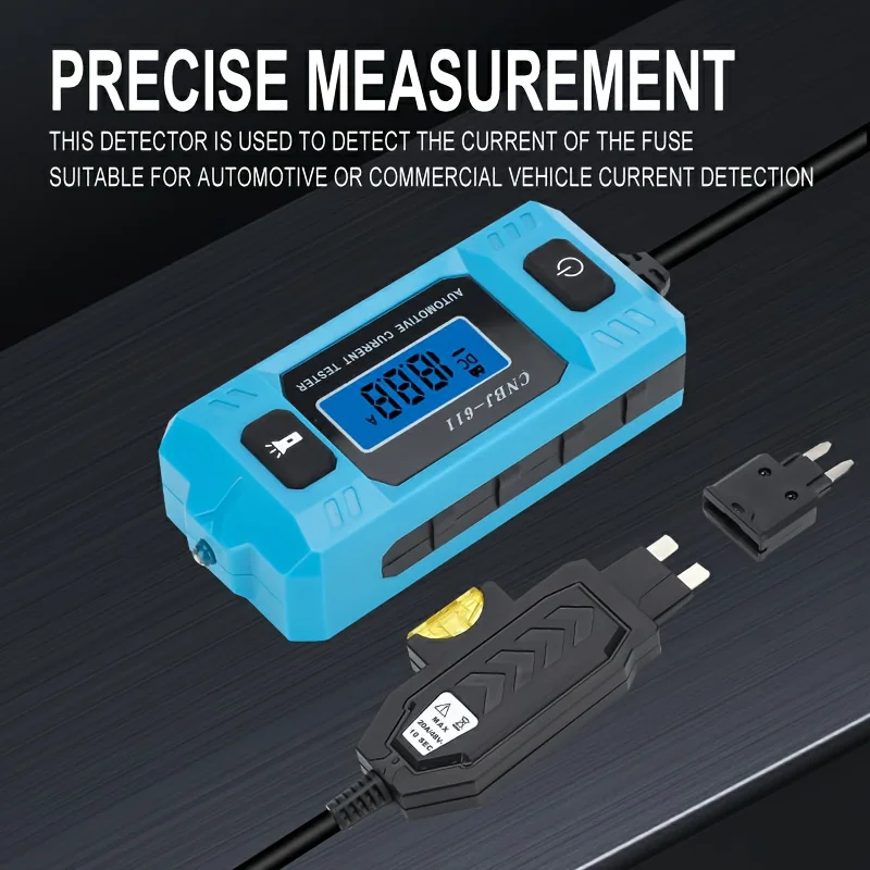 Car Circuit Tester Current Test Fuse Diagnostic Tool 12V Range 0.01~19.99A Repair Detector Galvanometer Automotive Accessories - Imagen 9