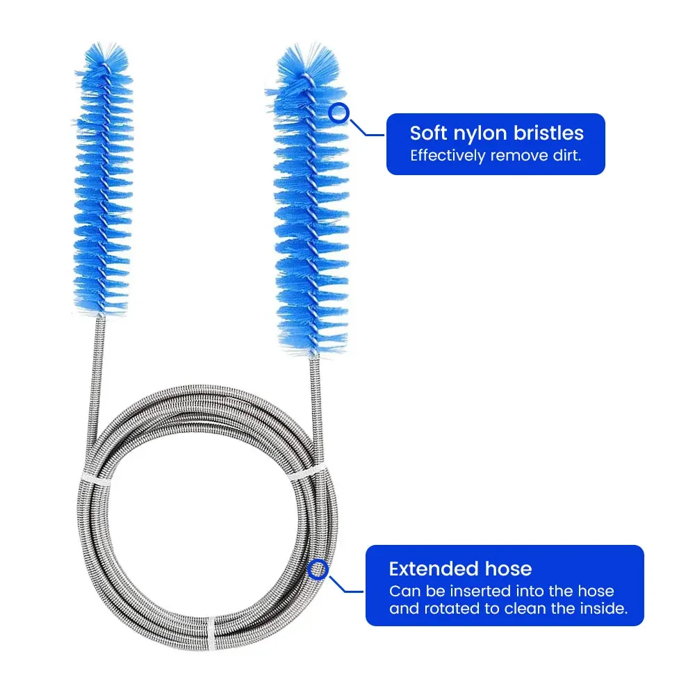 Cpap Hose and CPAP Hose Tube Hook & Hose Brush Keep Cpap Supplies Set Clean Tidy - Tube Holder Tube Flexible Cleaner Brush - Imagen 21